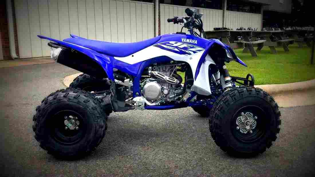 Yamaha YFZ450R 2018 3 motorbike A4 Photo Print