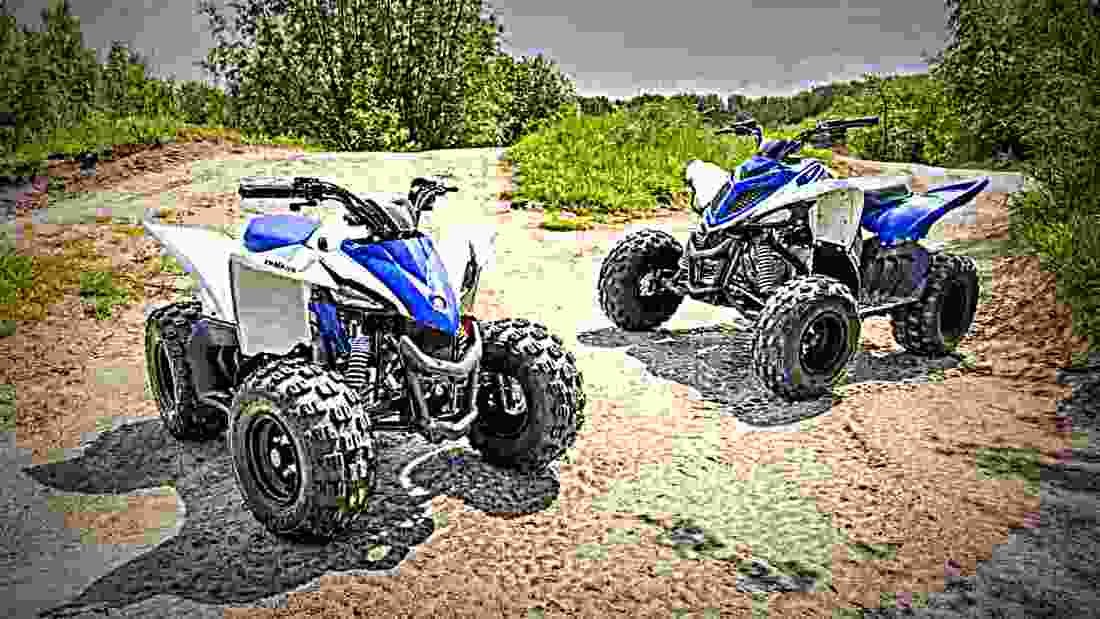 Yamaha YFZ50 2017 2 motorbike A4 Photo Print