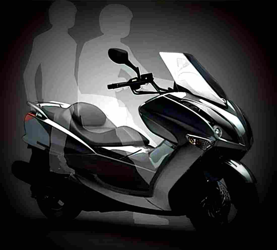Yamaha YP 250 Majesty Deluxe 1999 2 motorbike A4 Photo Print