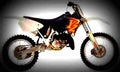Yamaha YZ 125 125cc 3 motorbike A4 Photo Print