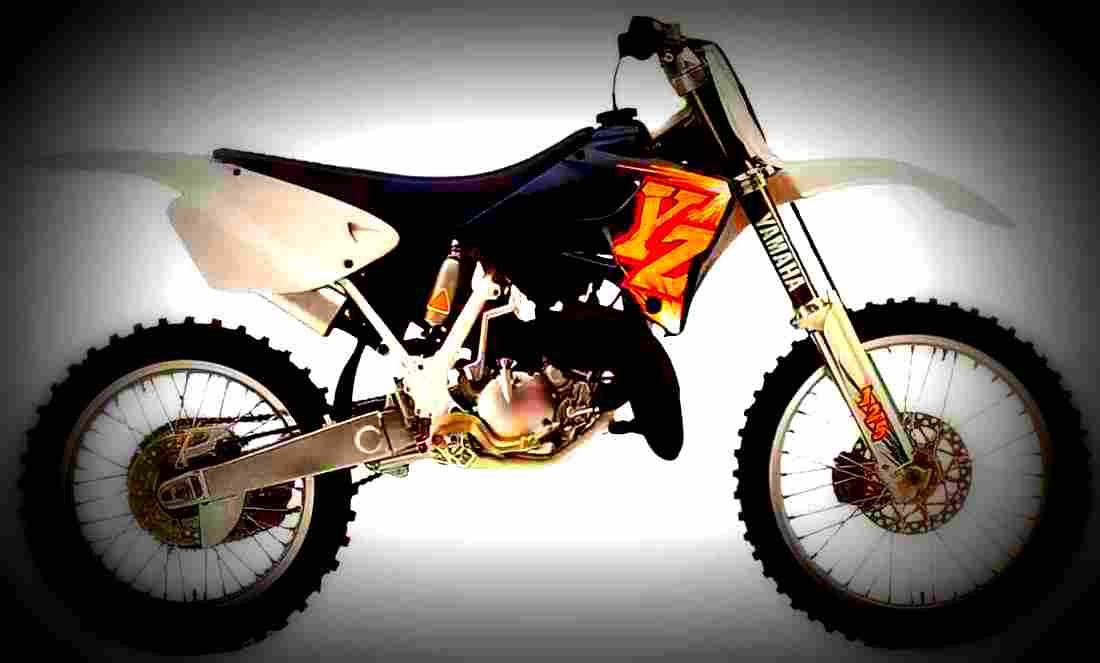 Yamaha YZ 125 125cc 3 motorbike A4 Photo Print