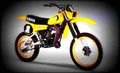 Yamaha YZ 125 2009 2 motorbike A4 Photo Print