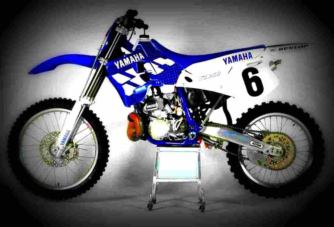 Yamaha YZ 250 1994 3 motorbike A4 Photo Print
