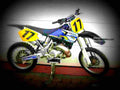 Yamaha YZ 250 2002 5 motorbike A4 Photo Print