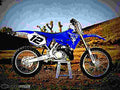 Yamaha YZ 250 2009 1 motorbike A4 Photo Print