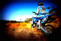 Yamaha YZ 250 2009 4 motorbike A4 Photo Print