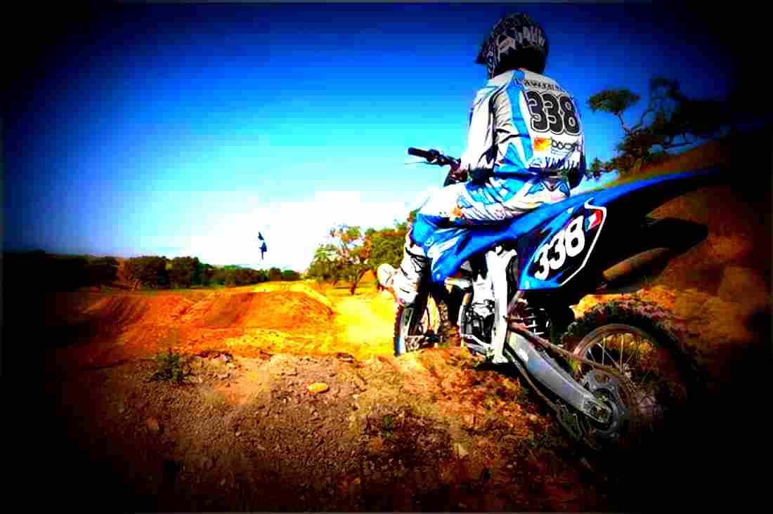 Yamaha YZ 250 2009 4 motorbike A4 Photo Print
