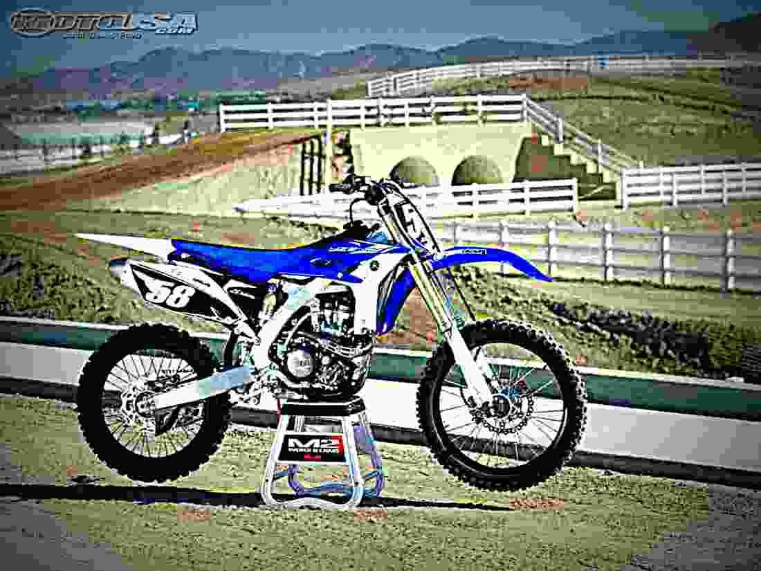 Yamaha YZ 250 2009 5 motorbike A4 Photo Print