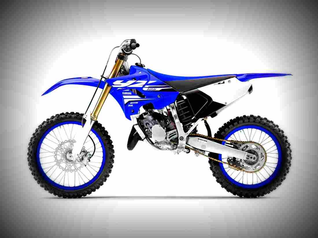 Yamaha YZ125 2017 3 motorbike A4 Photo Print
