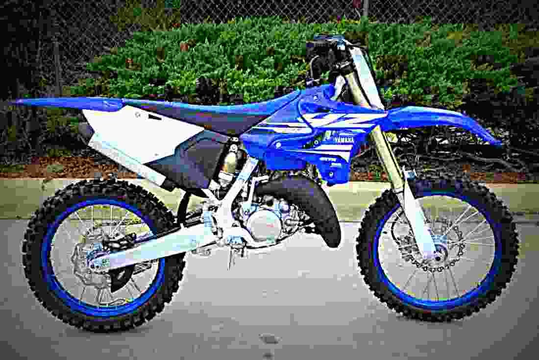 Yamaha YZ125 2018 4 motorbike A4 Photo Print