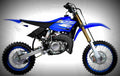 Yamaha YZ125 2019 4 motorbike A4 Photo Print