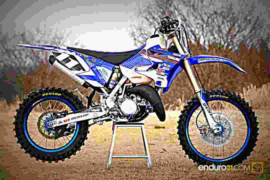 Yamaha YZ125X 2018 2 motorbike A4 Photo Print
