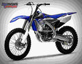 Yamaha YZ250 2017 2 motorbike A4 Photo Print