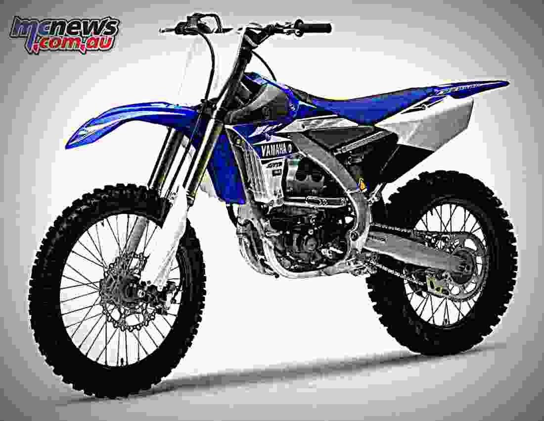 Yamaha YZ250 2017 2 motorbike A4 Photo Print