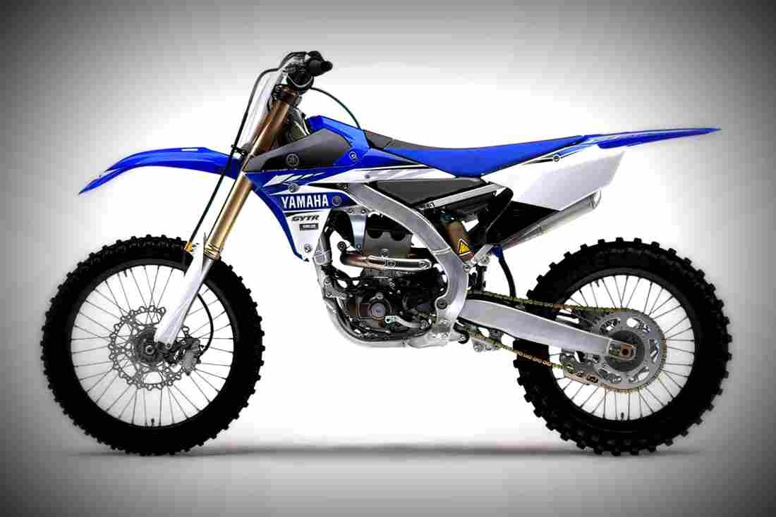 Yamaha YZ250F 2017 3 motorbike A4 Photo Print