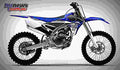 Yamaha YZ250F 2017 4 motorbike A4 Photo Print