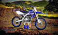 Yamaha YZ250F 2019 2 motorbike A4 Photo Print
