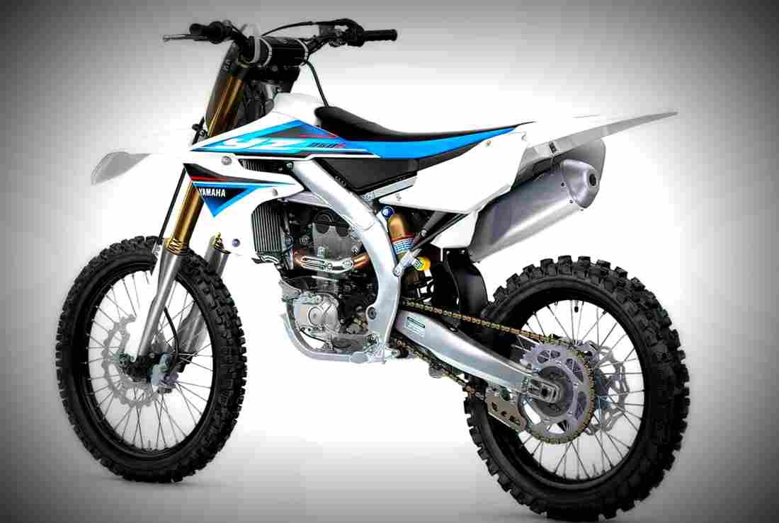 Yamaha YZ250F 2019 3 motorbike A4 Photo Print