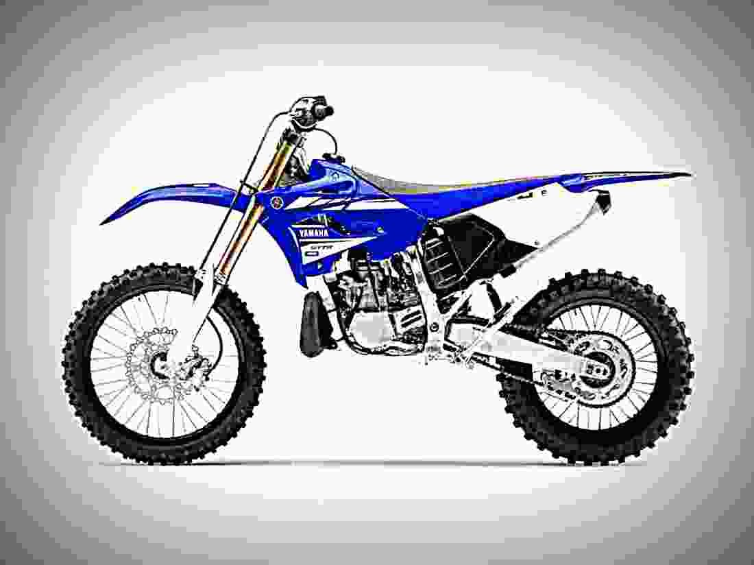 Yamaha YZ250X 2017 4 motorbike A4 Photo Print