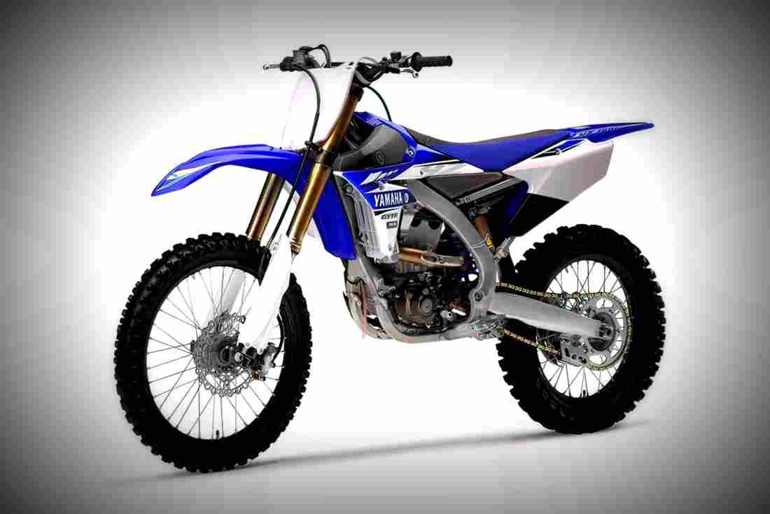 Yamaha YZ450F 2017 3 motorbike A4 Photo Print