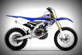 Yamaha YZ450FX 2017 3 motorbike A4 Photo Print
