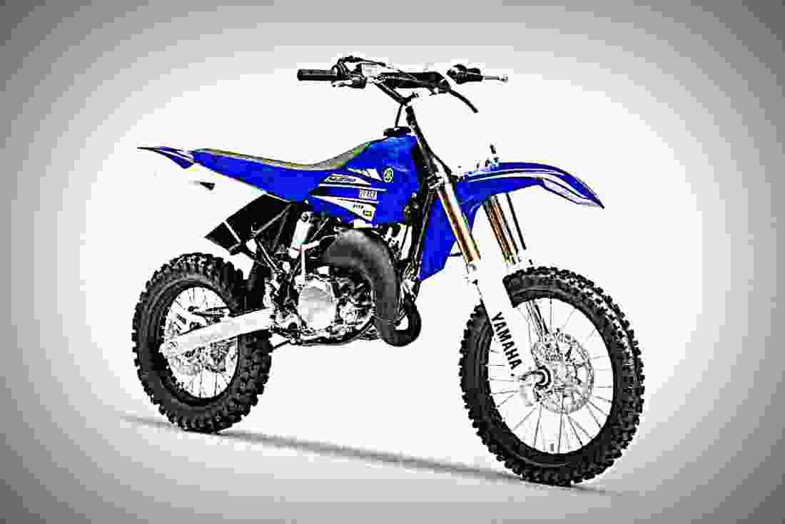 Yamaha YZ85 2017 3 motorbike A4 Photo Print
