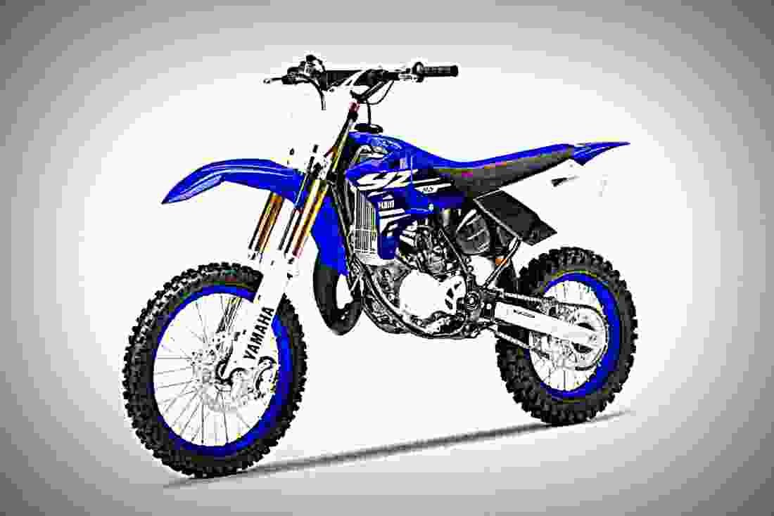 Yamaha YZ85 2018 1 motorbike A4 Photo Print