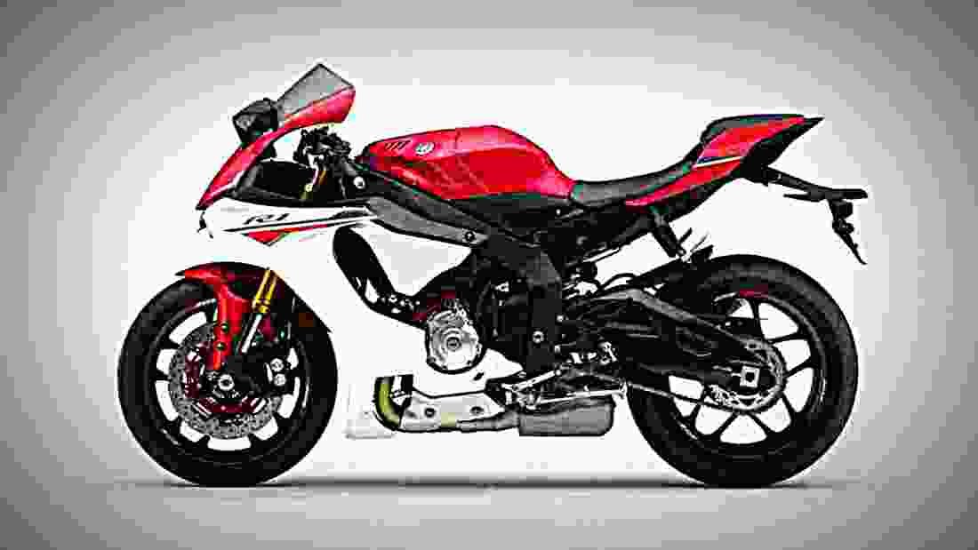 Yamaha YZF 1000 R1 1998 5 motorbike A4 Photo Print