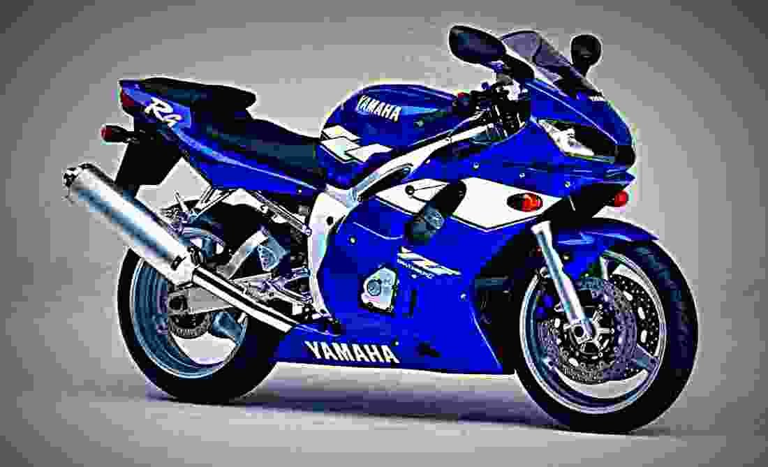 Yamaha YZF 600 R 1999 2 motorbike A4 Photo Print