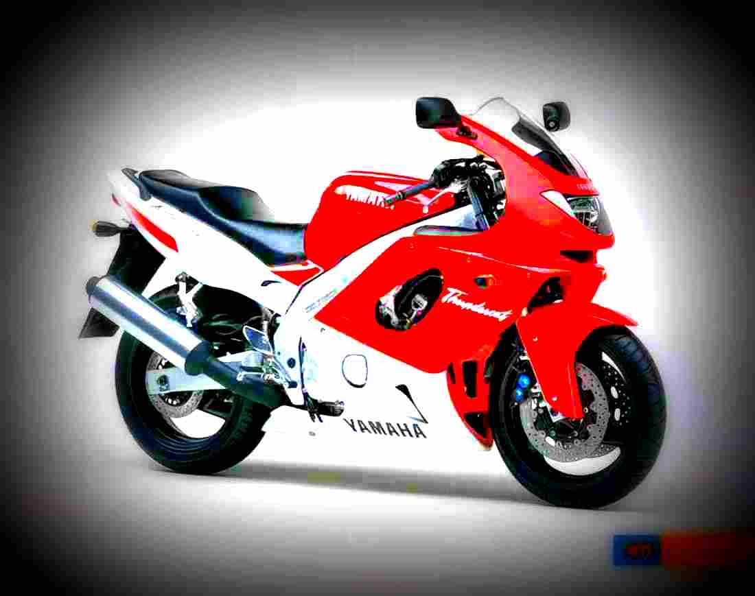 Yamaha YZF 600 R Thundercat 1996 3 motorbike A4 Photo Print