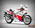 Yamaha YZF 600 R Thundercat 1998 5 motorbike A4 Photo Print