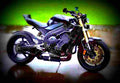 Yamaha YZF 600 R Thundercat 2001 1 motorbike A4 Photo Print