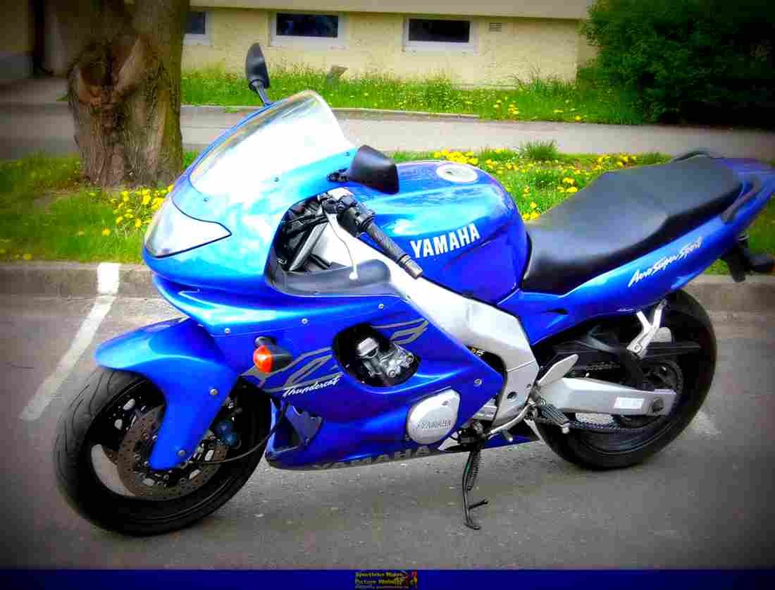 Yamaha YZF 600 R Thundercat 2002 5 motorbike A4 Photo Print