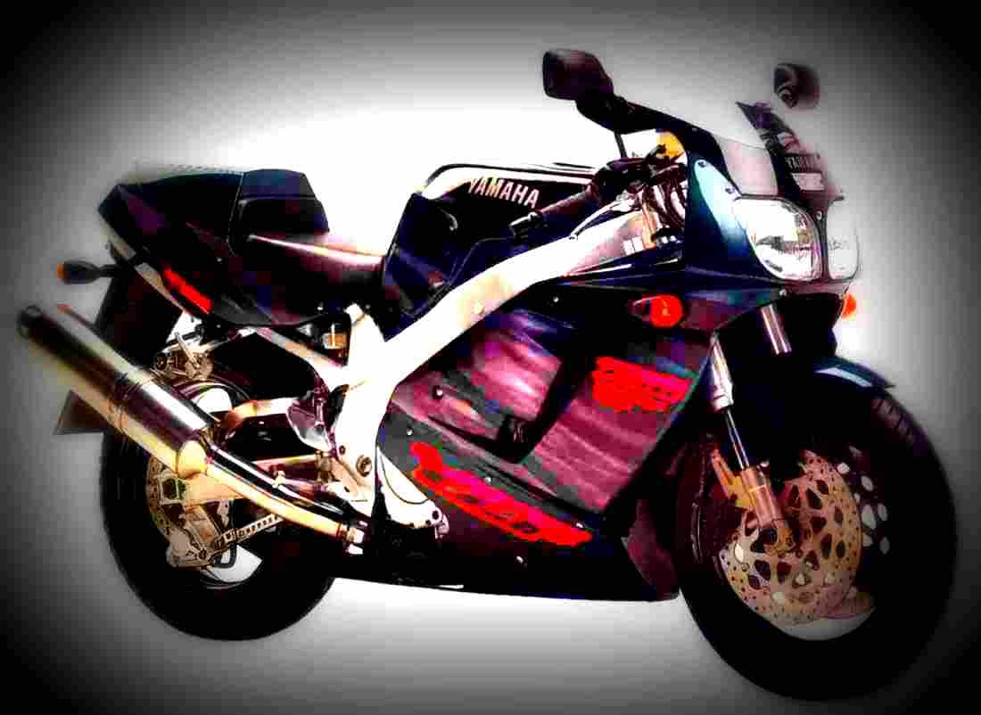 Yamaha YZF 750 R 1995 1 motorbike A4 Photo Print