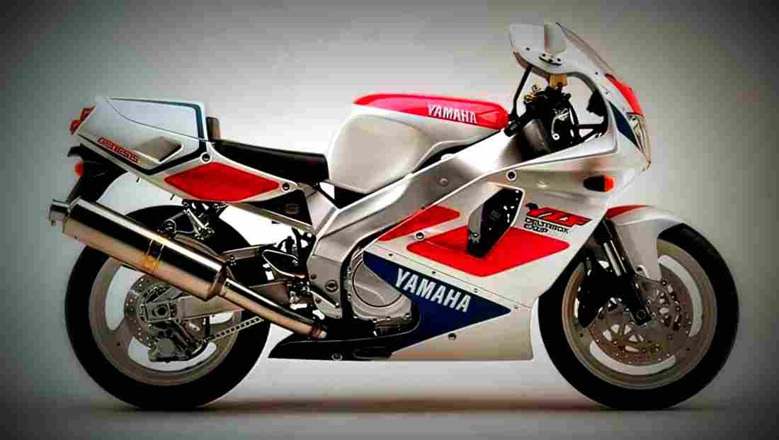 Yamaha YZF 750 R 1995 5 motorbike A4 Photo Print