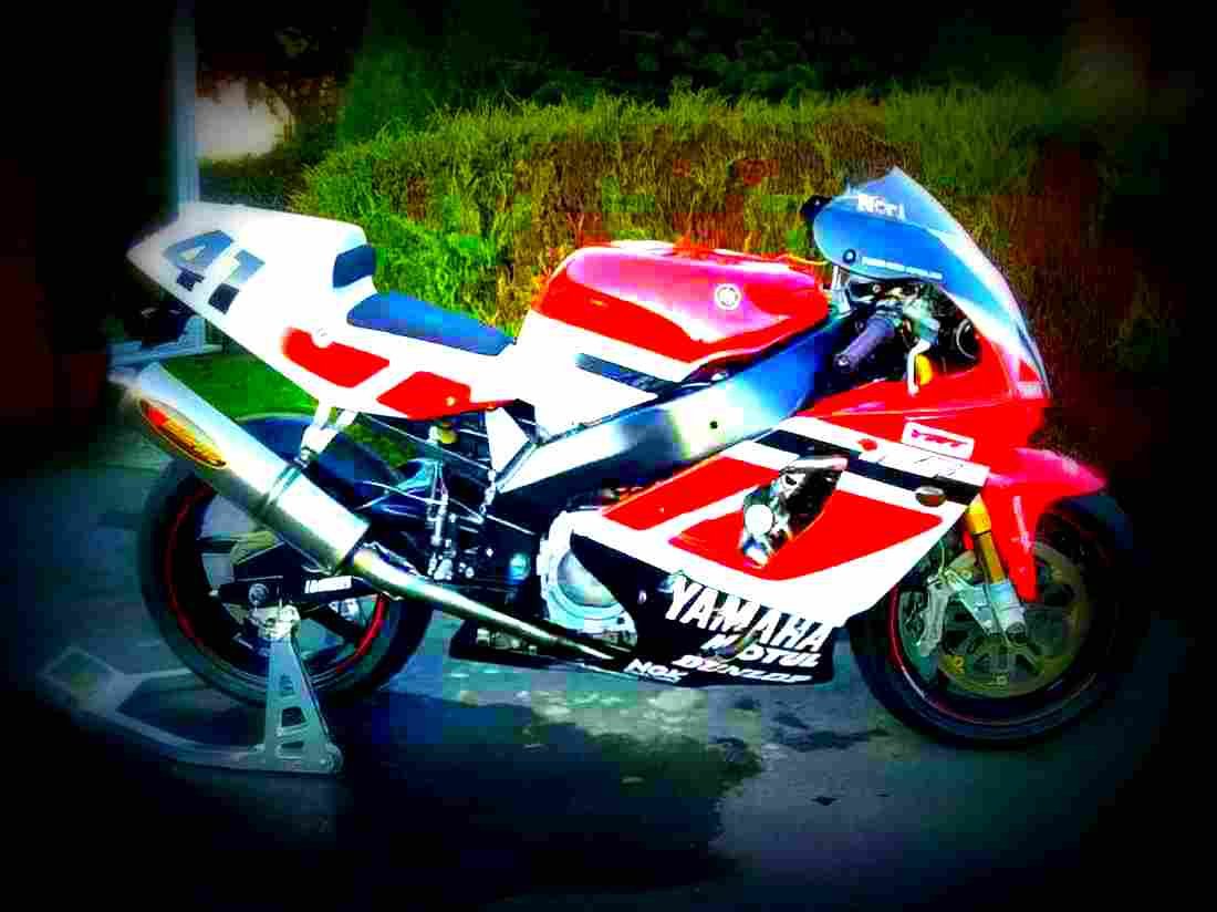 Yamaha YZF 750 R 1996 4 motorbike A4 Photo Print