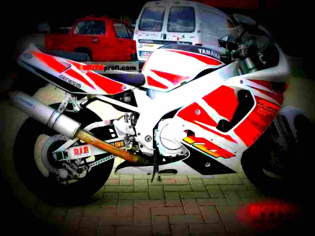 Yamaha YZF 750 R 1996 6 motorbike A4 Photo Print