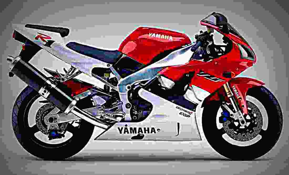 Yamaha YZF R1 1999 1 motorbike A4 Photo Print