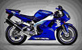 Yamaha YZF R1 1999 3 motorbike A4 Photo Print