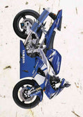 Yamaha YZF R1 2000 aged A4 Photo Print