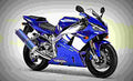 Yamaha YZF R1 2001 2 motorbike A4 Photo Print