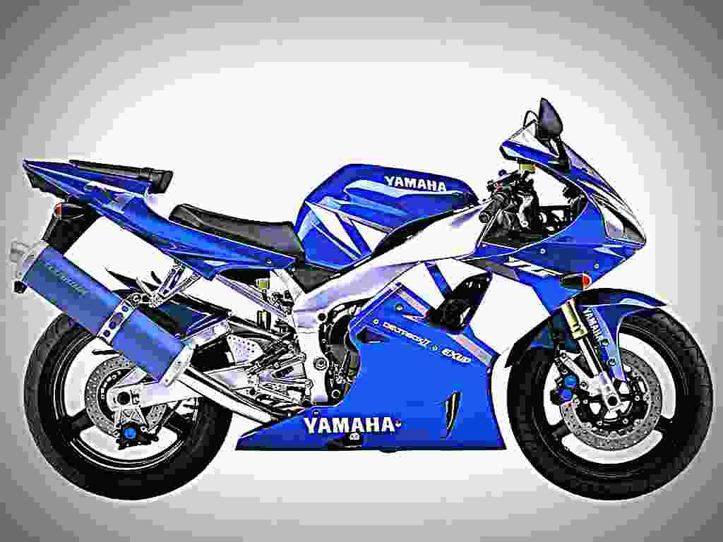 Yamaha YZF R1 2002 6 motorbike A4 Photo Print