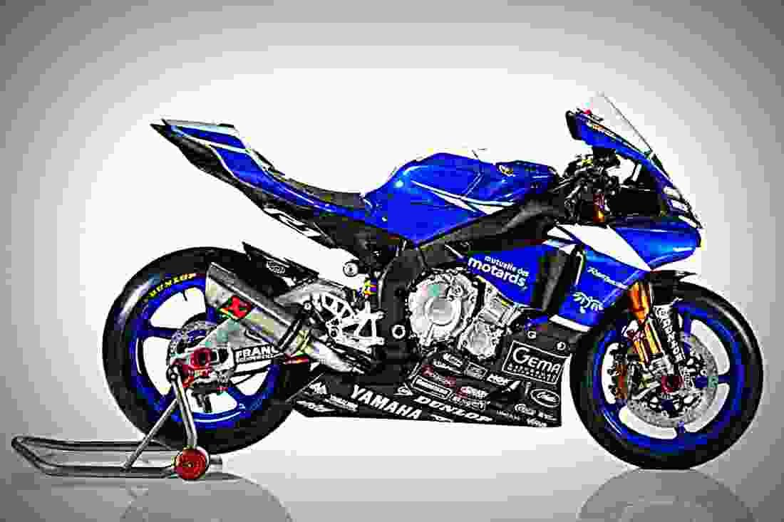 Yamaha YZF R1 2003 5 motorbike A4 Photo Print