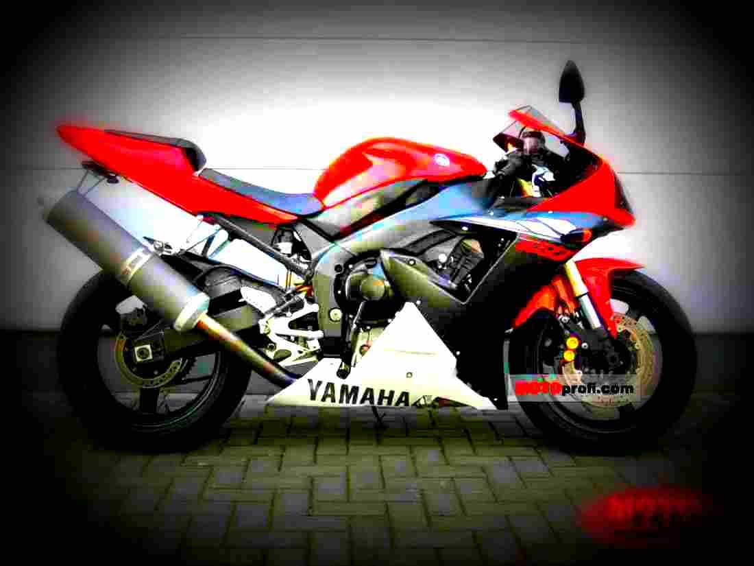 Yamaha YZF R1 2003 6 motorbike A4 Photo Print
