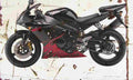 Yamaha YZF R1 2003 Aged Vintage A4 Photo Print