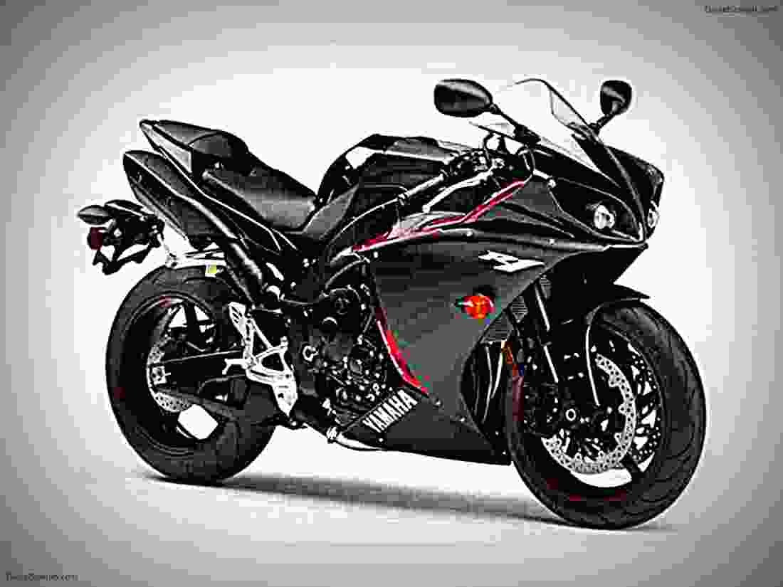 Yamaha YZF R1 2009 2 motorbike A4 Photo Print