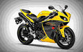 Yamaha YZF R1 2009 3 motorbike A4 Photo Print