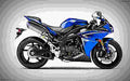 Yamaha YZF R1 2009 4 motorbike A4 Photo Print