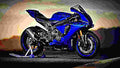 Yamaha YZF R1 2018 3 motorbike A4 Photo Print
