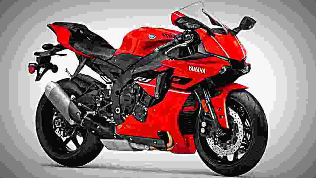 Yamaha YZF R1 2019 1 motorbike A4 Photo Print